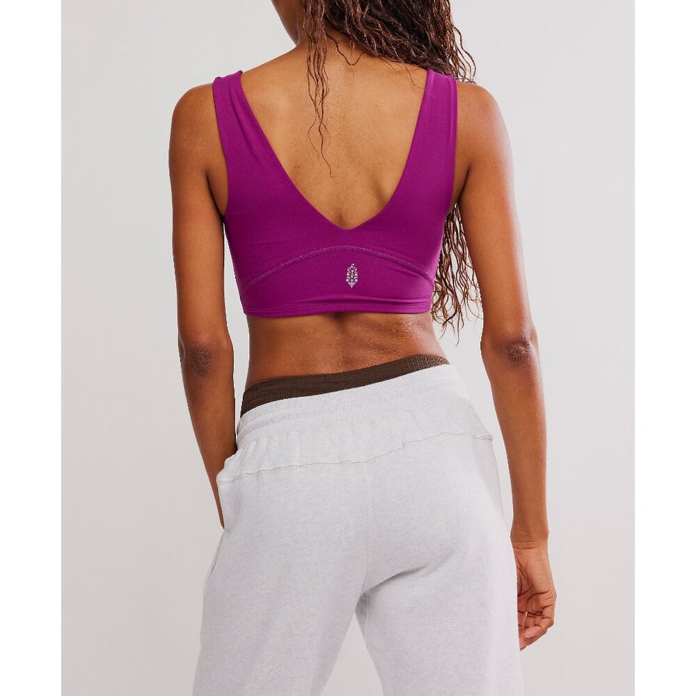 FP MOVEMENT Never Better Crop Cami / Deep Mulberry - Picture 4 of 6